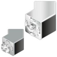 3842554454 Bosch Rexroth 45° Connector, Connecting Component, Strut Profile 40 x 40 mm, Groove Size 10mm
