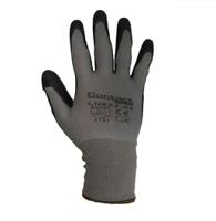 ln622-07 Liscombe LN622 Black, Grey Polyamide Work Gloves, Size 7, Polyurethane Coating