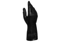34401147 Mapa ULTRANEO 401 Black Natural Latex, Polychloroprene Work Gloves, Size 7