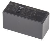 g2rl-24-dc24 Omron PCB Mount Power Relay, 24V dc Coil, 8A Switching Current, DPDT