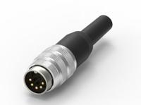 210-0200 RS PRO 5 Pole Din, 5A, 250 V IP40, Screw Lock, Male, Cable Mount