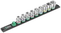 05005480001 Wera 9-Piece Imperial 1/2 in Standard Socket Set , 6 point