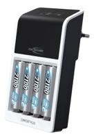 1001-0094-01-520 Ansmann  Battery Charger For NiMH 9V, AA, AAA 4 Cell with EU plug, Batteries Included