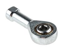 382-295 RS PRO M3 x 0.5 Female Steel Rod End, 3mm Bore, 27mm Long, Metric Thread Standard, Female Connection Gender