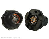 uts710e6p Souriau Sunbank by Eaton Circular Connector, 6 Contacts, Panel, Standard Connector, Plug, Male, IP68, IP69K, UTS Series
