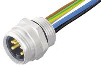 7000-78341-9780050 Murrelektronik Limited Circular Connector, 5 Contacts, Bulkhead Mount, 7/8 in Connector, Plug, Male, IP65, IP67, 7000