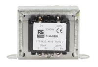 504-666 RS PRO 50VA 2 Output Chassis Mounting Transformer, 6V ac, IEC 61558-2-6