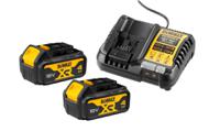 dcb1104m2-qw DeWALT DCB1104M2-QW 4Ah 18V Battery & Charger, For Use With DEWALT XRType C - Euro Plug