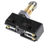 z-15gq22 Omron Z Series Roller Plunger Limit Switch, NO/NC, IP00, SPDT, Thermosetting Resin Housing, 500V ac Max, 15A Max