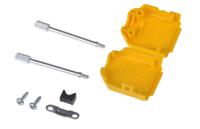 mhdppk9-y-k MH Connectors MHDPPK-SLIM Series Polyamide D Sub Backshell, 9 Way, Strain Relief