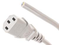 731-6175 RS PRO IEC C13 Socket to Unterminated Socket Power Cord, 2m