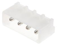 350211-1 TE Connectivity Commercial MATE-N-LOK Series Straight Through Hole PCB Header, 4 Contact(s), 5.08 mm Pitch, 1 Row,