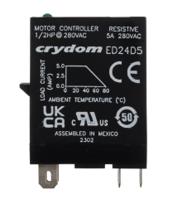 ed24d5 Sensata Crydom ED Series Solid State Relay, 5 A Load, DIN Rail Mount, 280 V rms Load, 15 V dc Control