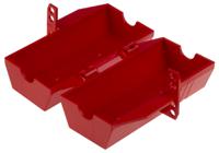 818-8057 RS PRO Red 4-Lock ABS Plug Lockout, 7.5mm Shackle, 19.5mm Attachment