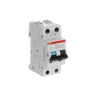 2csr255080r1104-ds201-c10-ac30 ABB RCBO, 10A Current Rating, 2P Poles, 30mA Trip Sensitivity, Type C, System Pro M Compact Range