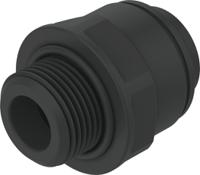 cq-12-15 Festo CQ Series Straight Tube-to-Tube Adaptor, G 1/2 Male to Push In 15 mm, Tube-to-Tube Connection Style, 177684