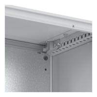 nsysm20640t Schneider Electric PanelSeT SM Series Sheet Steel Single-Door-Door Floor Standing Enclosure, Glazed Door Door, IP55,