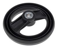 161-1980 RS PRO Black Glass-Fibre Reinforced Technopolymer Hand Wheel, 160mm diameter