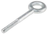 124-4838 RS PRO Galvanised Metal Eye Bolt, M12 Thread, 50mm Thread Length, 24mm Internal Eye Diameter, 48mm Outer Eye Diameter