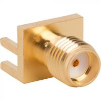 132255-11 Amphenol RF, Jack End Launch SMA Connector, Solder Termination, Straight Body