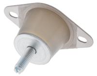 sf-10 Taica Cylindrical M6 Anti Vibration Mount, Male Buffer Foot