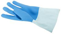 8504 Polyco Healthline Taskmaster Blue Cotton Work Gloves, Size 10, Latex Coating