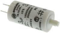416100364 Ducati Energia 4.16.10 Polypropylene Film Capacitor, 450V ac, ±5%, 3μF, Stud Mount