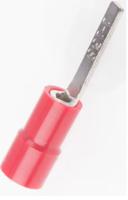 270-7467 RS PRO Insulated Crimp Blade Terminal 13mm Blade Length, 0.5mm² to 1.5mm², 22AWG to 16AWG, Red