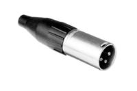 ac3mj Amphenol Industrial Cable Mount XLR Connector, Male, IP40, 133 V, 3 Way, Silver Plating