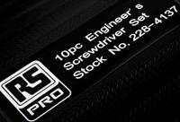 228-4137 RS PRO Pozidriv; Slotted Screwdriver Set, 10-Piece