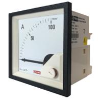 186-2492 RS PRO Analogue Panel Ammeter 0/100A For Shunt 75mV DC, 68mm x 68mm, 1 % Moving Coil