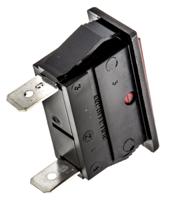 c0430alnab Arcolectric (Bulgin) Ltd 0430 Series Red Neon Panel Mount Indicator, 250V, 30 x 11mm Mounting Hole Size, Solder Tab