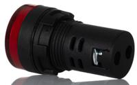 271-7486 RS PRO, Panel Mount Red LED Pilot Light, 22mm Cutout, IP65, Round, 12V ac/dc