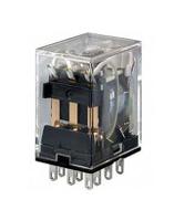my3n-110120vac Omron Plug In Power Relay, 120V ac Coil, 5A Switching Current, 3PDT