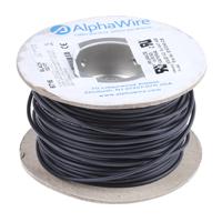 6716-bk005 Alpha Wire Ecogen Ecowire Series Black 1.3 mm² Hook Up Wire, 16 AWG, 26/0.25 mm, 30m, MPPE Insulation, 6716 BK005