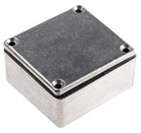 480-c150 Deltron 480 Series Silver Die Cast Aluminium Enclosure, IP66, IP67, IP68, Silver Lid, 60 x 55 x 31mm