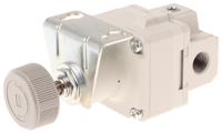 ir2010-02b SMC Rc 1/4 Pneumatic Regulator - 0.01MPa to 0.4MPa, 1/4in, 1MPa max. input