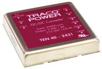 ten-40-2431 TRACOPOWER TEN 40 DC-DC Converter, 5V dc/ 6 A, ±400mA Output, 18 → 36 V dc Input, 40W, Through Hole, +75°C Max