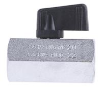 486-350 RS PRO Chrome Plated Brass Hydraulic Ball Valve G 1/2
