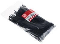 233-461 RS PRO Cable Tie, 190mm x 4.8 mm, Black Nylon, Pk-100