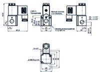 235-1141 RS PRO 3/2 Pneumatic Solenoid Valve - Solenoid G 1/4 ET Series