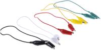 bu-00286 Mueller Electric Test Leads, 7A, 300V, Black, Green, Red, White, Yellow, 300mm Lead Length