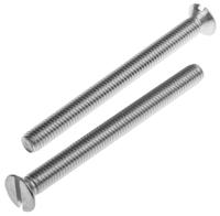914-1719 RS PRO Slot M6 Countersunk A2 304 Stainless Steel Machine Screws DIN 963 x 70.0mm
