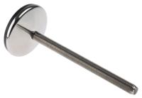 185-4525 RS PRO M16 Stainless Steel Adjustable Foot, 1500kg Static Load Capacity 10° Tilt Angle