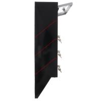 t06209 Silver/Black Mailbox, 600 mm x 385mm x 140 mm