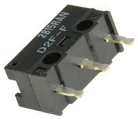 d2ff Omron Pin Plunger Micro Switch, PCB Terminal, 1 A @ 125 V ac, SPDT, IP40