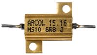 hs10-6r8-j Arcol, 6.8Ω 10W Wire Wound Chassis Mount Resistor HS10 6R8 J ±5%