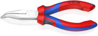 25-25-160 Knipex Long Nose Pliers, 160 mm Overall, Angled Tip, 50mm Jaw