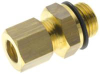 231-2619 RS PRO Threaded Fitting, Straight Threaded Adapter, Female Metric M14 to Male BSPT 1/4in