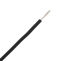 248-3619 RS PRO Black 0.5mm² Hook Up Wire, 20 AWG, 16/0.2 mm, 25m, Silicone Rubber Insulation